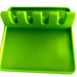 Silicone Safe Kitchen Utensil Rest Ladle Spoon Holder for Kitchen Counter or Stove