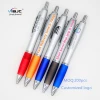 simple and cheap promotional plastic ball pens low moq pen on sale in stock
