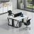 Simple and Modern 2 - person Workstation Office Desk