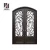 Import Simple Decorative Galvanized Gate Design, Cheap Fancy Customized s Modern Main House Garden Front Entrance Wrought Iron Door from China