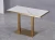 Import Simple Dessert Shop Marble Square Table Restaurant Cafe Dining Table from China