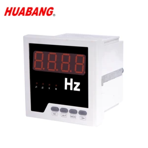 single phase Electric digital panel meter Hz analyzer frequency meter