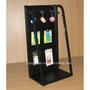 Single Sided Steel Pegboard Display Battery Counter Stand (PHY170)