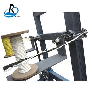 sisal jute plastic pp pet yarn rope cord twisting making machine from fibre to 3 strand rope