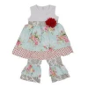 Sisters clothing set Happy &amp; Joyful set by Giggle Moon floral print girls dresses baby girl boutique sets newborn baby clothing