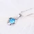 Import SKA Jewelry silver  necklace  women blue stone 18k gold plated jewelry necklaces from China