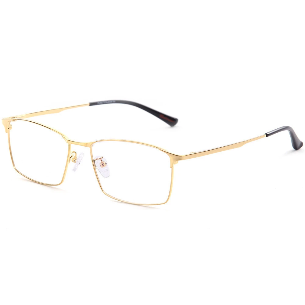SKYWAY Top Grade Pure Optical Titanium Eyeglass Frames China Wholesale Fashion Square Titanium Optical Eye Glass Frame For Men