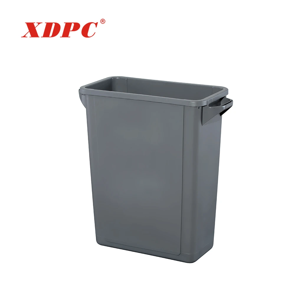 Slim design 65L 90L garbage can waste bin plastic dustbin