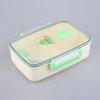 Small size Plastic snack box with 3 compartments