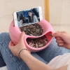Smiley Bowl Dry Fruit Melon Seeds Candy Garbage Holder Jewelry Cosmetic Tableware Storage Box Perfect For Seeds Nuts And D