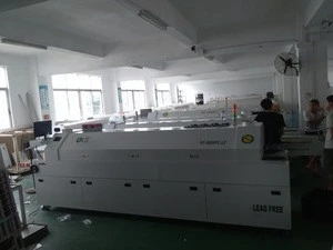 SMT reflow oven 6 zones reflow soldering machine price low cost for LED factory