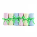 Soft 100% Natural Organic Bamboo 6 Pack Bamboo Baby Washcloths