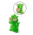 Import soft plastic dinosaur animal eye popping squeeze toy with whistle TT013162 from China