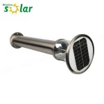 solar-led rechargeable intelligent controller led solar bollard light