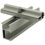 Solar system aluminum rail for roof solar mounting
