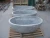 Import Solid White Marble Stone Oval Bath Tub from China