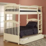 Solid wooden double school dormitory bed toddler bunk beds