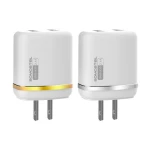 SOMOSTEL SMS-A30 Phone Charger Fast Charging 12W USB Power Adapter Dual Port Caricatore For iPhone Cargadores Para Celulares