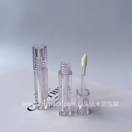 1.5ml Square Lipgloss Empty Case New PETG Bottle Empty Lipgloss Tube