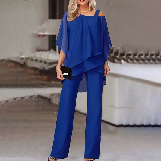 Import Womens Top and Pants Set for Parties 2025 Spring Summer Autumn Collectio from China