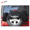Spare Tire Storage Bag Cover 4Pcs Set For Jeep Wrangler JK 2007-auto accessories
