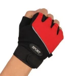 Sports protection fitness finger gloves outdoor bicycles non-slip breathable thin short cheap children's half finger gloves