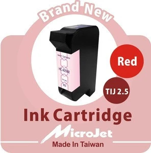 Spot Red Ink Cartridge for HP 1918 51645A TIJ 2.5 45A Dye Based Egg Printing Textile Coding Mailing Carton Printing