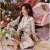 Import Spring and Autumn 2021 new long sleeved ice silk pajamas for women chiffon home wear cartoon print pineapple comfort set summer from China