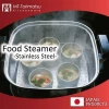 Square Type Japanese Steam Food Warmer (Stainless Steel Food Steamer)