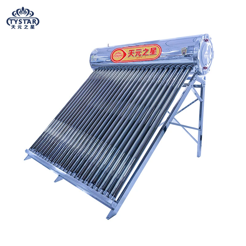 stainless steel Electric household solar collector non pressure solar  water heater
