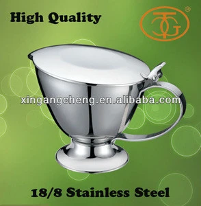Stainless Steel Gravy Boat With Cover