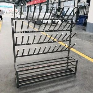 Stainless Steel Lockable Boot Rack Stainless Steel Kitchen Storage Wire Shelving Rack Boot Shoe Racks