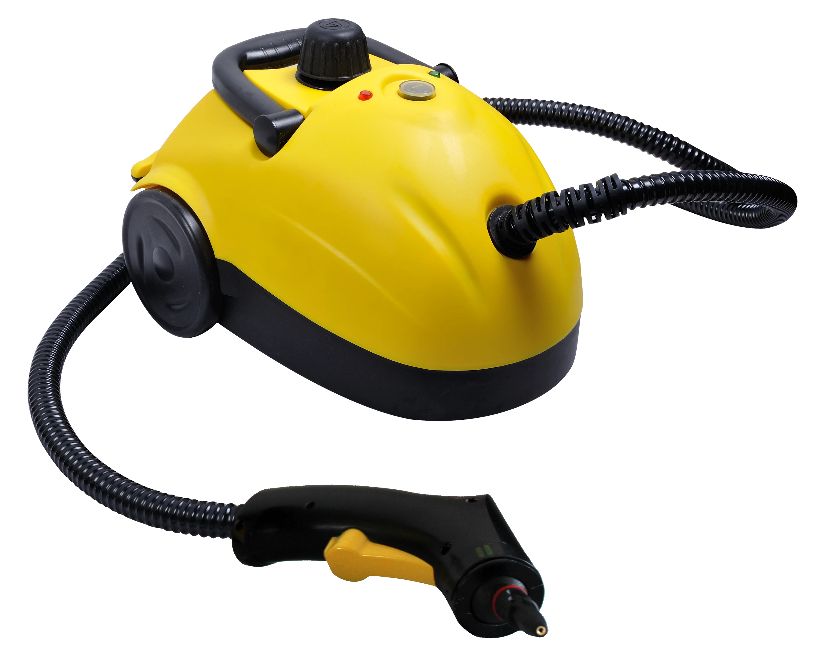 Steam Dynamo Pressurized Steam Cleaner with Stream-On-Demand Trigger &amp; On-Board Multi Purpose Cleaning Attachments