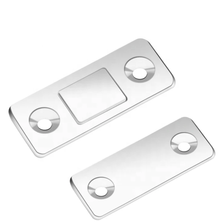 Strong ultra-thin invisible door cabinet magnetic Thin Magnet Latches for Sliding Doors