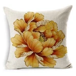 sublimation digital full printing pillow case linen cotton cushion cover
