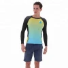 summer beach swimwear custom printed rash guard, high quality UPF lycra surf custom rush guard