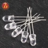 Super Bright Round / bullet Through-hole 3mm LED Diodes pure white