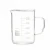 Import Supply 500ml Glass Beaker Coffee Cup Glass Mug with Scale for Restaurant and Cafes from China