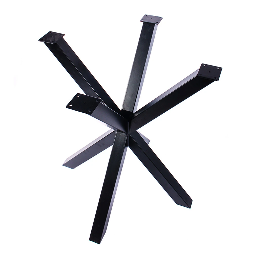 Table Base Furniture Pedestal Spider Dinning Powder Coated Restaurant Round Coffee Cast Iron Dining Industrial Metal Table Base