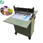 table fabric sample cutter 800mm textile zigzag cutting machine