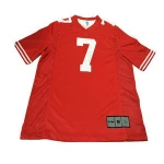 Team logo mens patterns blank american football jersey shirt, American football team wear