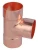 Import Tee connection 3 way refrigeration copper elbow press connector plumbing copper fitting from China
