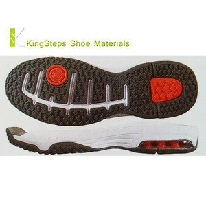 Tennis shoe soles Rubber and EVA materials sizes 40#-46# air cushion outsoles KS-2650