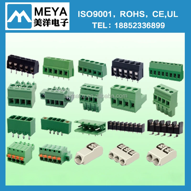 terminal  contact mcvr 1.5 15edgka 3.5mm 3.81mm pitch printed circuit board terminal block connector