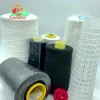 Textile making machine super bright 40/2 polyester yarn for label ribbon cloth woven spun 20/6