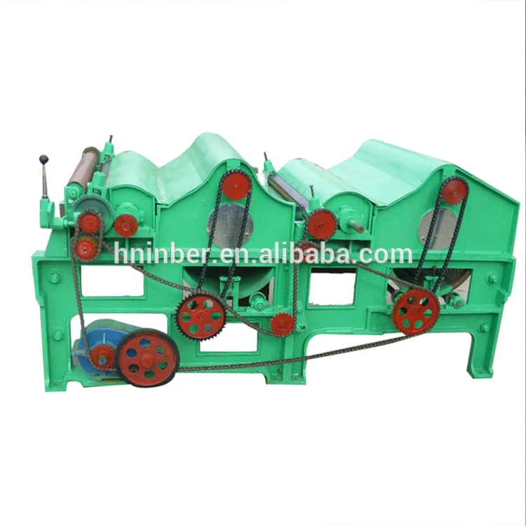 textile waste recycling machine rag tearing processing machine