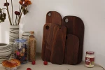 The higher quality black walnut chopping block cutting board for kitchen knives accessories