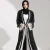 Import The latest design of black Islamic Clothing crepe lace open design elegant lady islamic clothing turkish from China