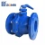 Import Three-Way Ductile Iron Soft Seal Flanged Ball Valve from China