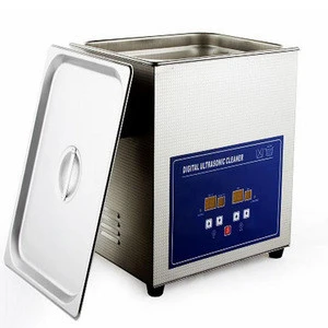 Top Quality 10l mechanical industrial ultrasonic cleaner price with heater timer 250W